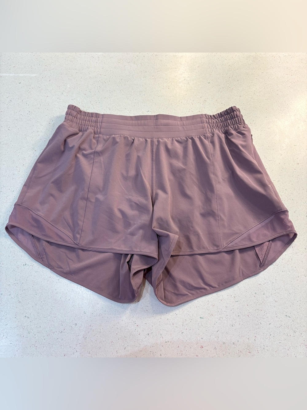Lululemon HR Hotty Hot shorts - size 12 - 4” inseam - pinky/purple